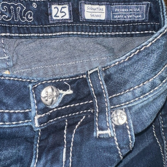 Miss Me Jeans Size 25 Skinny - Picture 5 of 8